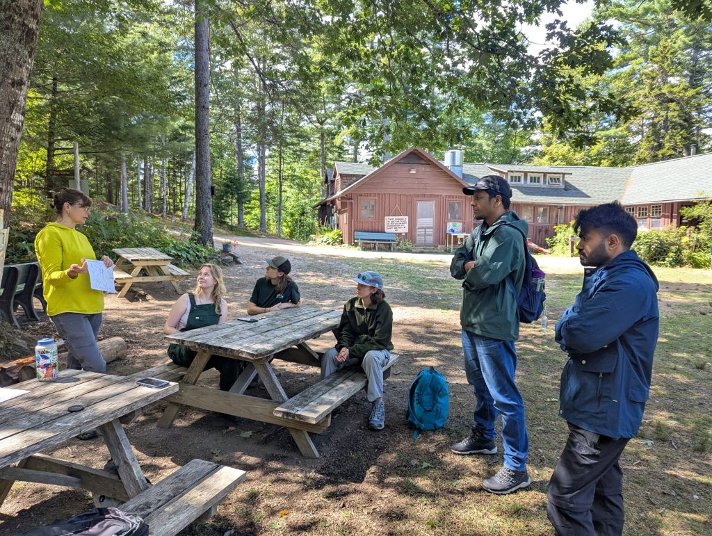 Grad students in lecture.