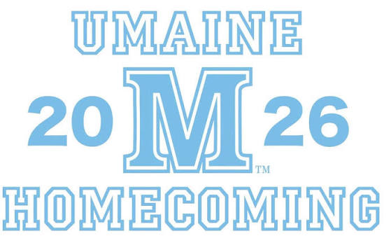 UMaine Homecoming 2026 Logo. 